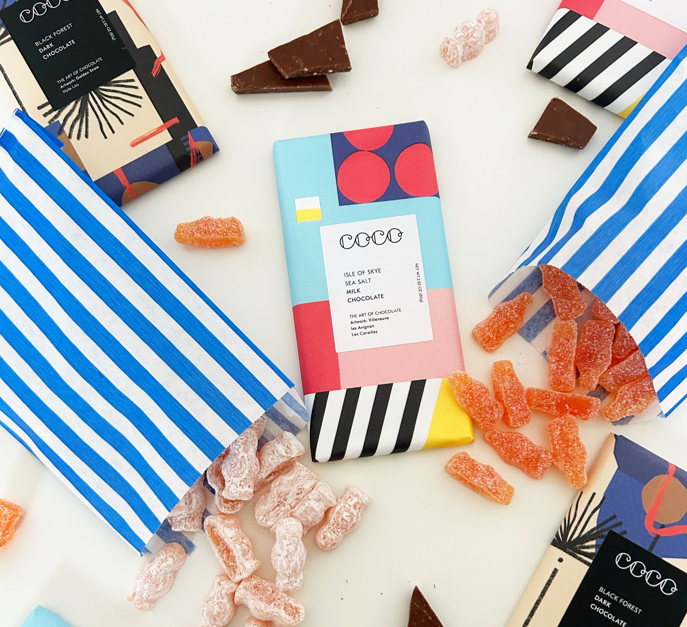 Isle of Skye Seasalt Milk Chocolate Bar image 2