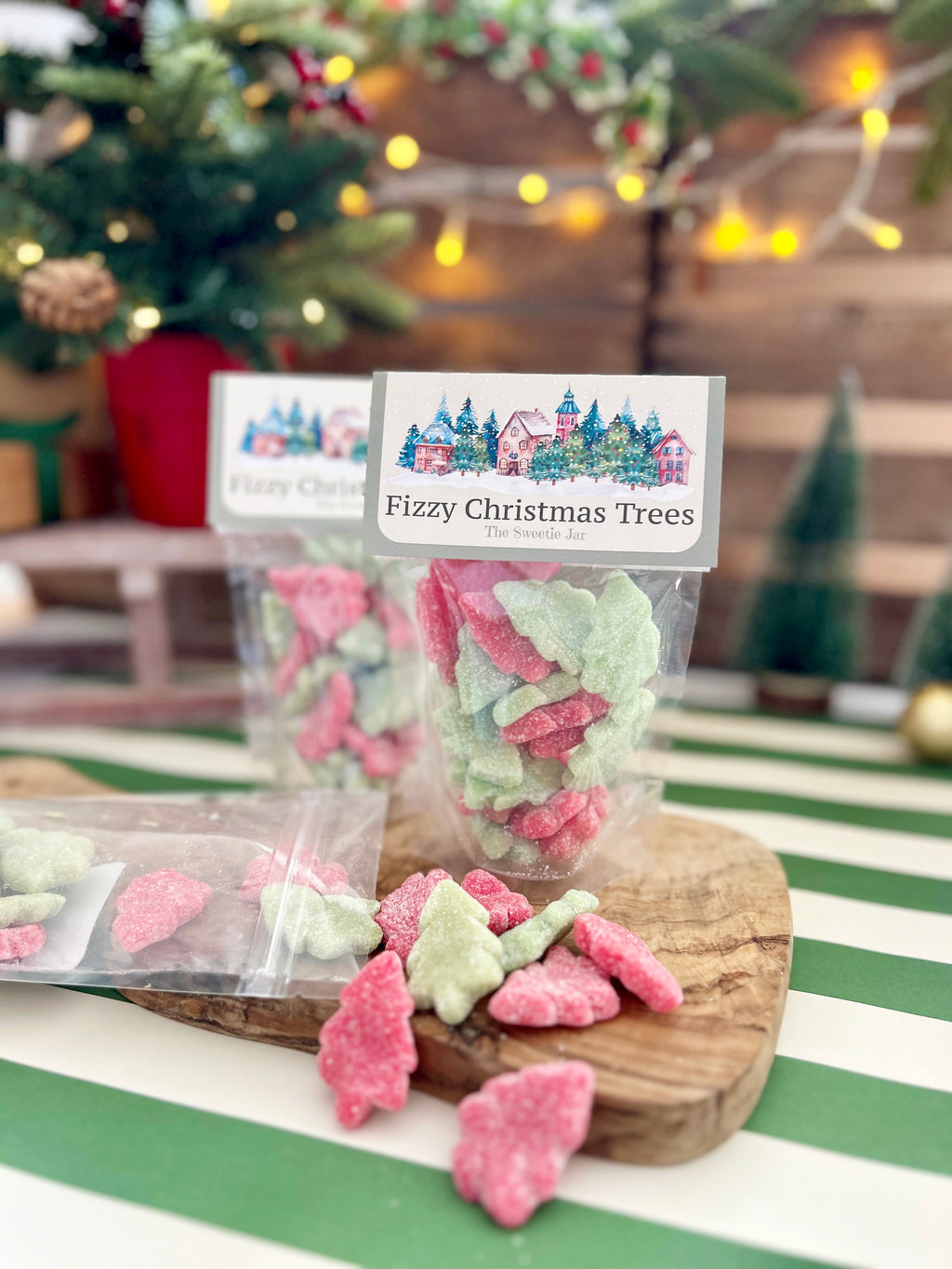 Fizzy Christmas Trees Sweetie Pouch