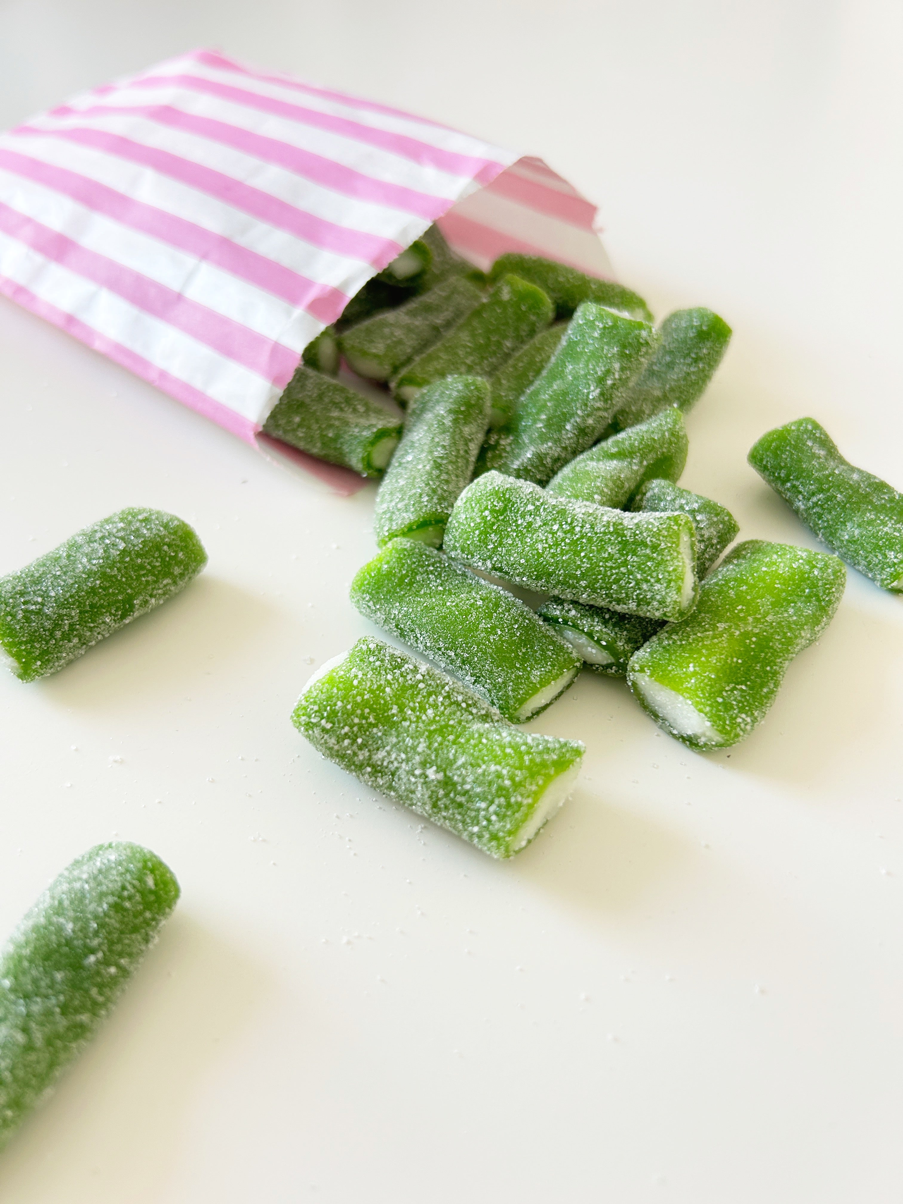 Apple Pencils fondant filled fizzy apple sweets