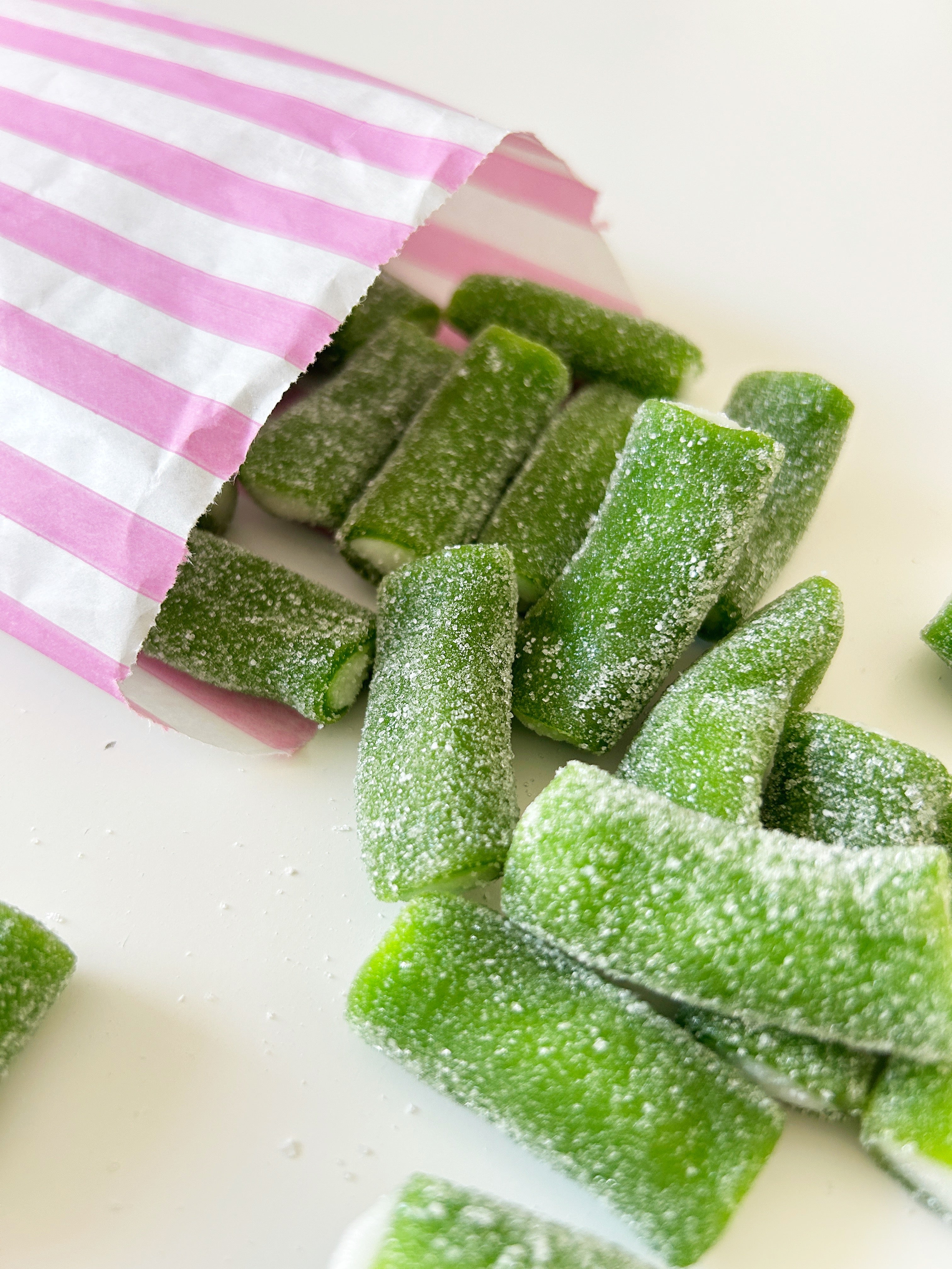 Apple Pencils fondant filled fizzy apple sweets