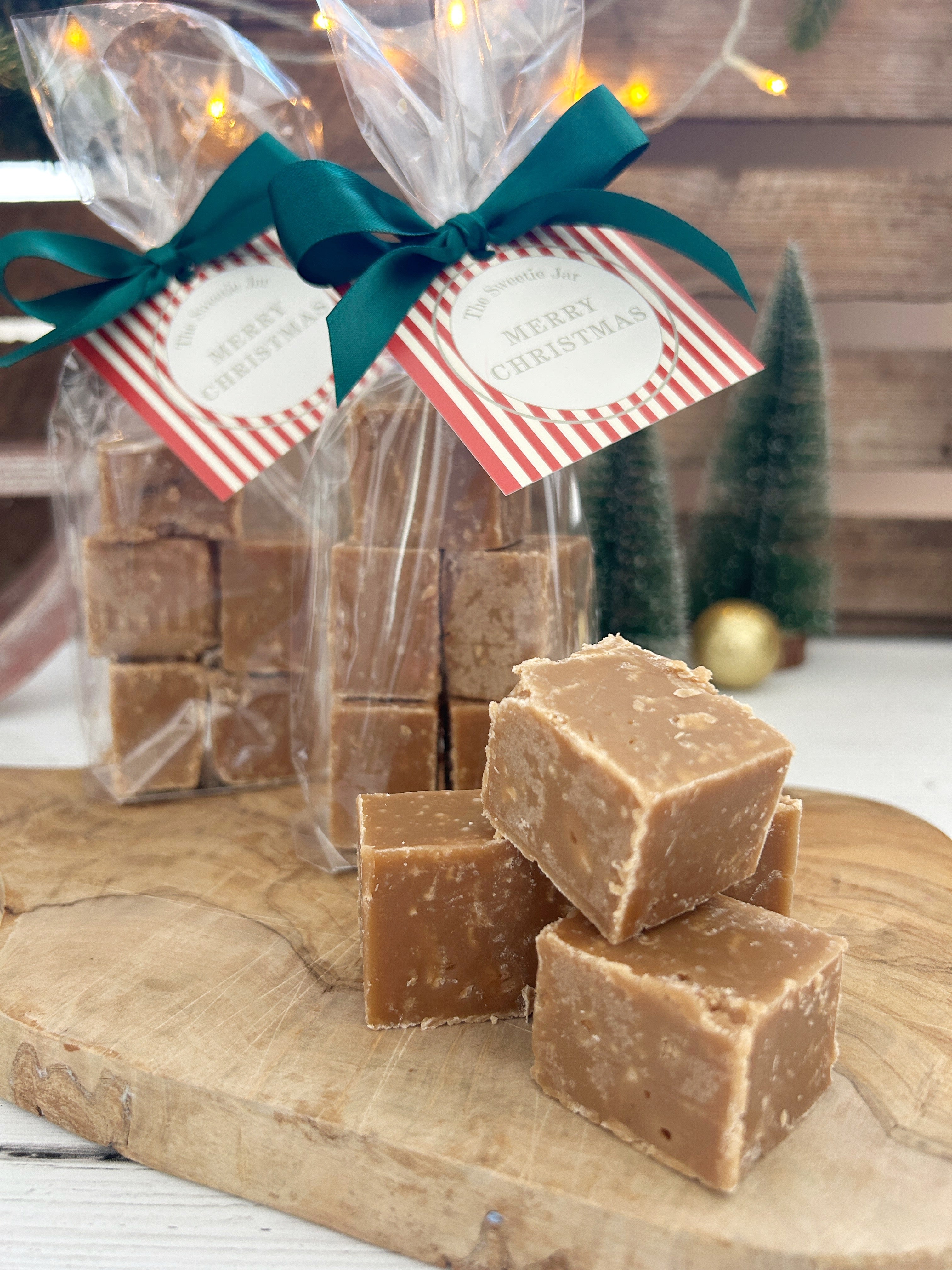 Salted Caramel Christmas Fudge