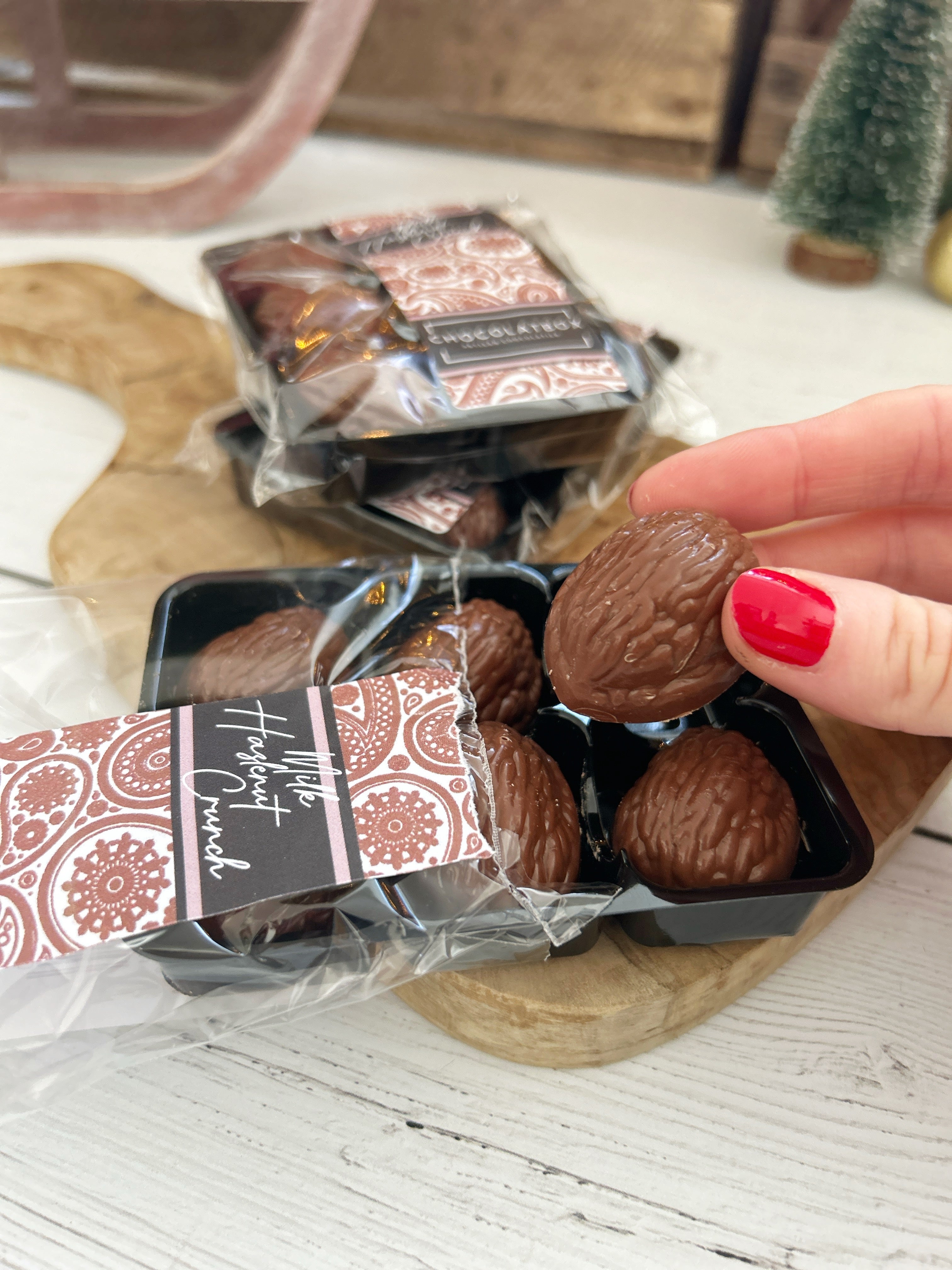 Hazelnut Crunch Chocolates