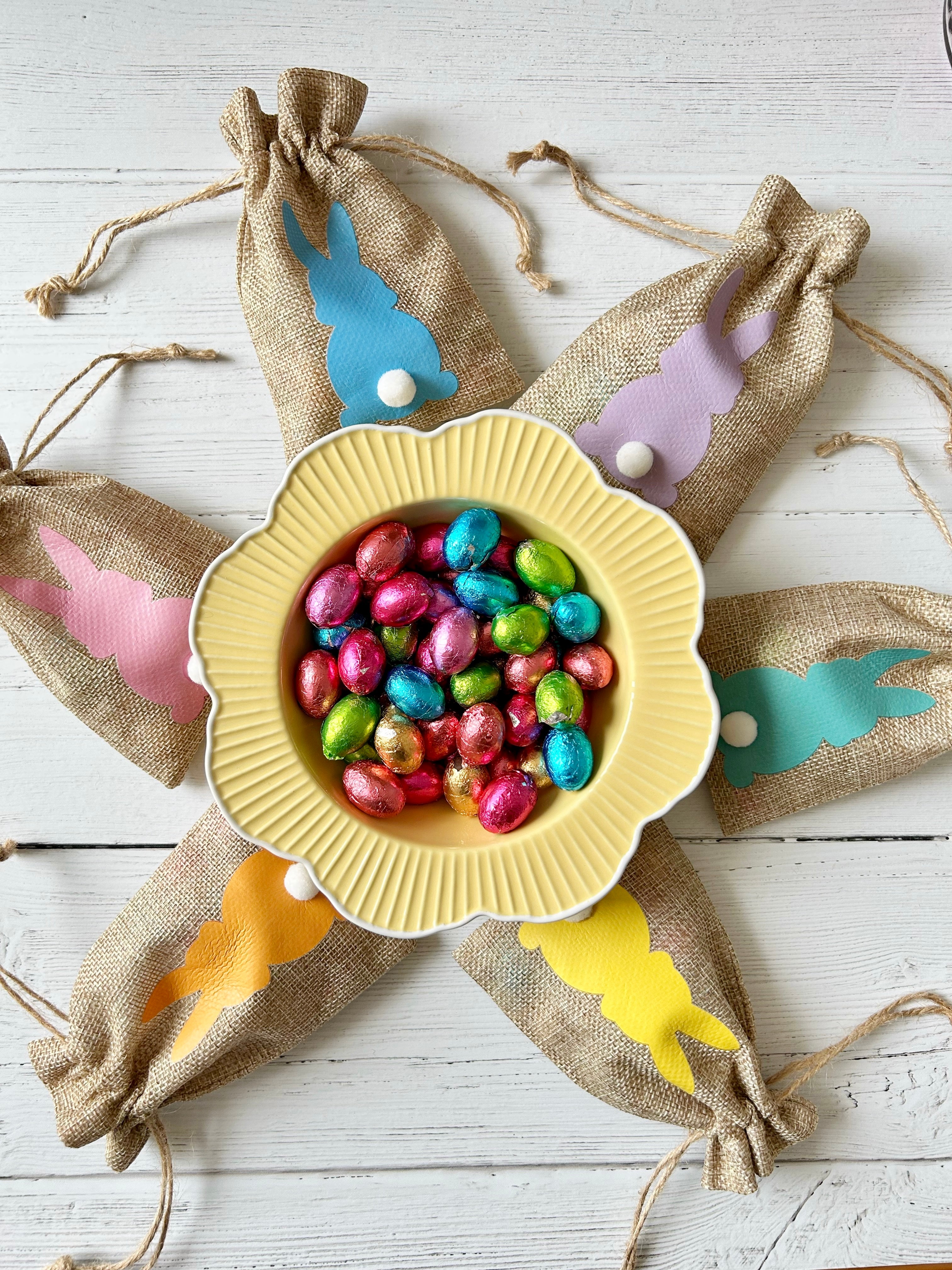 Easter Bunny Bag ~ With Chocolate Eggs image 1